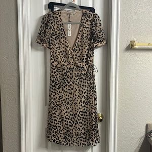 Cheetah print dress NWT